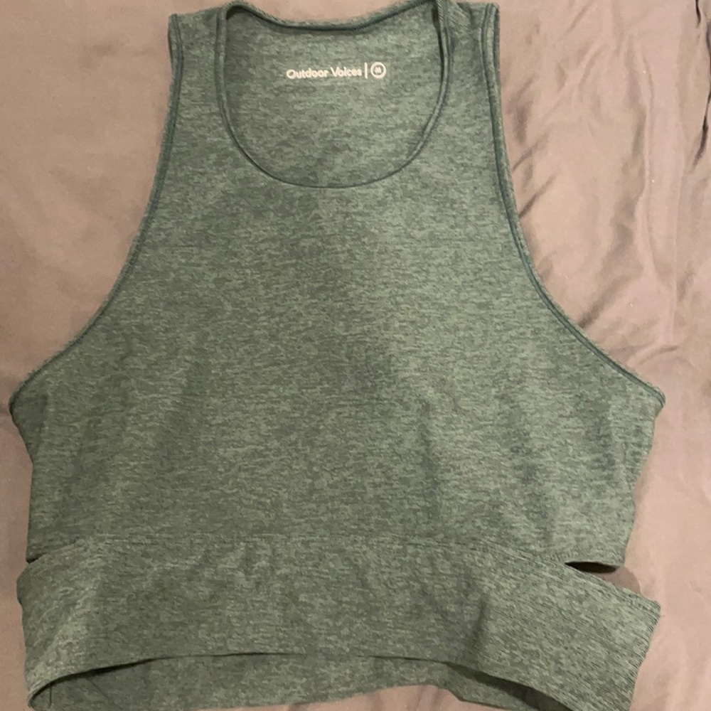 Outdoor Voices Slashback Crop Top